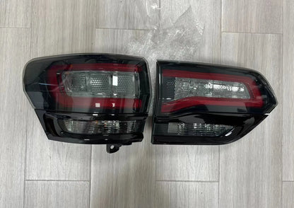 Bodykit for Jeep Grand Cherokee 2011-202 Upgrade to SRT8 Style with Aluminum Car Hood GRB Headlights Taillights Rear Bumper