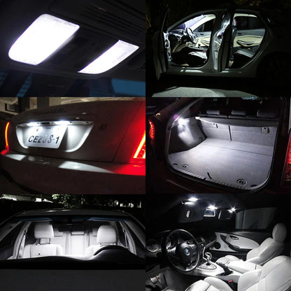 10Pcs LED Interior Light Bulb Kit For Mazda CX-3 CX3 2015 2016 2017 2018 2019 2020 2021 Car LED Map Dome Vehicle Lamp Canbus