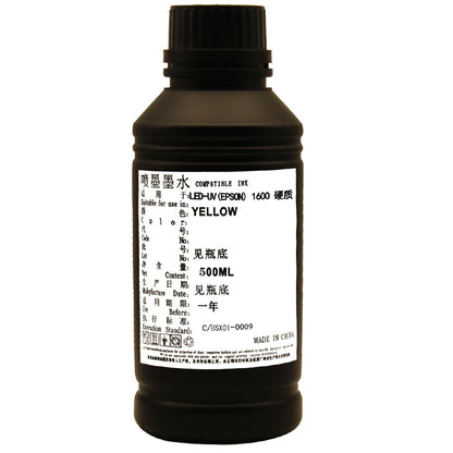 Wholesale UV Ink for Eps I1600 U1 Printhead Uv Flatbed Printer Ink 500ml Bottles LED Uv Ink for Wall Printer Cmykw Eps I1600 Ink
