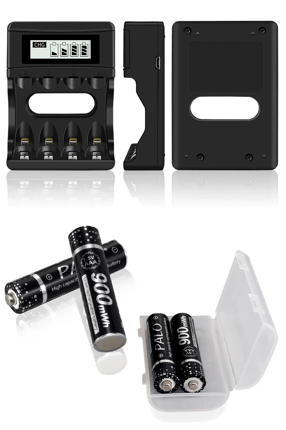 100% New 1.5V AAA Rechargeable Battery 900mWh 1.5V Li-ion Lithium Liion Li ion 3A aaa Batteries for Toy Car Camera Flashlight
