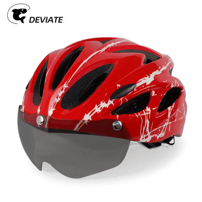 DEVIATE OEM ODM Custom Adjustable Dirt Bike Helmet with 11-15 Air Vents EPS+PC Material for E-Bike & Biking