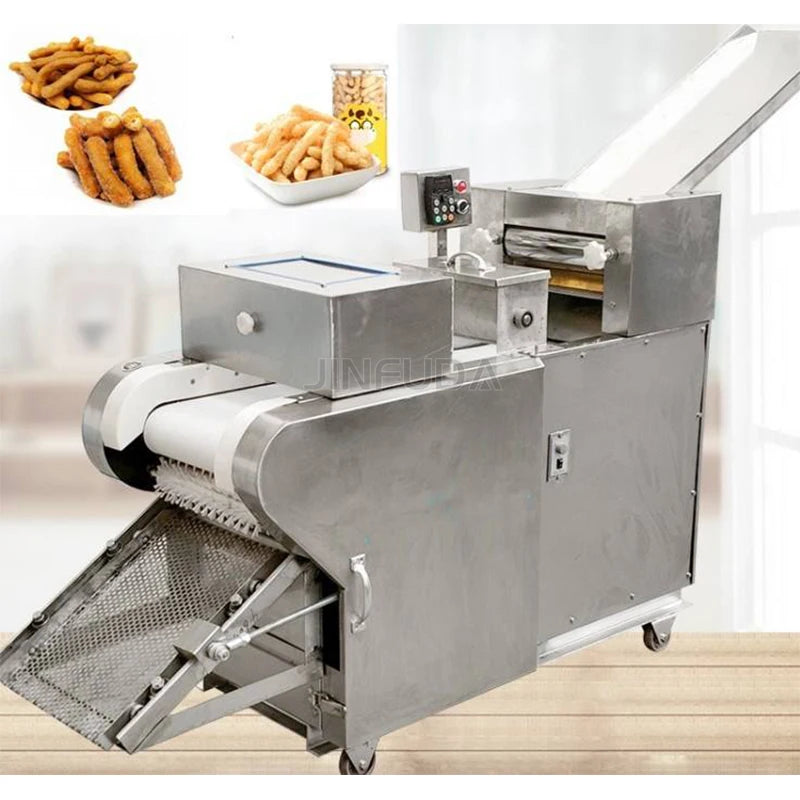 Automatic Nigerian Chinchin Dough Cube Cutter Chin Chin Forming Cutting Machine