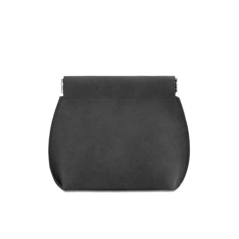 Thickened PU Leather Pouch Small Cosmetic Lipstick Automatic Closed Shrapnel Bag Makeup Packing Bag Jewelry Bag WIth logo