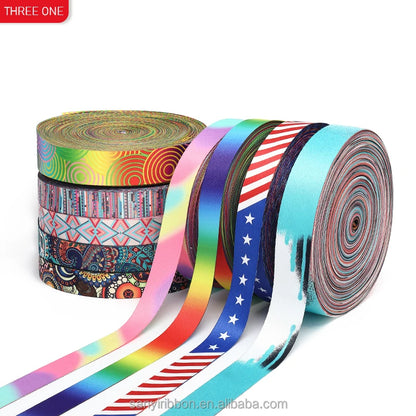 Factory Custom Jacquard Webbing Custom logo Polyester Webbing Bag Shoulder Belt Custom Clothing Accessories Webbing