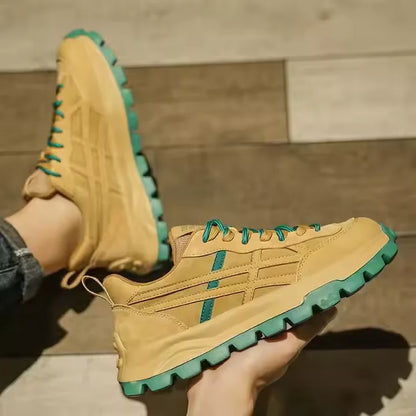 Men's Retro High-End Sports Casual Shoes Breathable Ins Dad Trendy Height Increasing Youth Thick-Soled Comfortable Spring