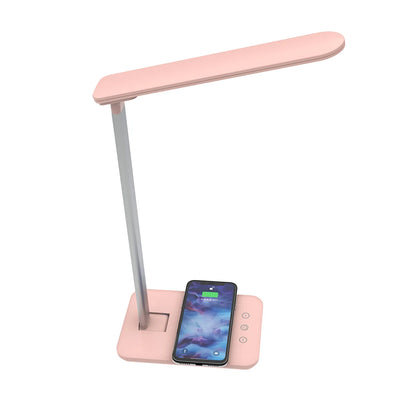 2021 New Style Hot Sell  Foldable  LED Light Touch Adjustment Bedside Light Suitable for All Smartphones Wireless Charge Lamp