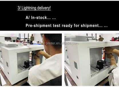 DOMSEM New A3 UV Sticker DTF Printer Inkjet Pet Film Sheet Sticker Uv Printing Machine