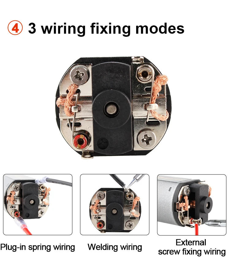 Chihai Motor CHF-480WA-22TPA M160 N35 NdFeB 25000RPM High Torque Motor AEG Motor Short Axis for Ver.3 Gearbox AK Series Airsoft