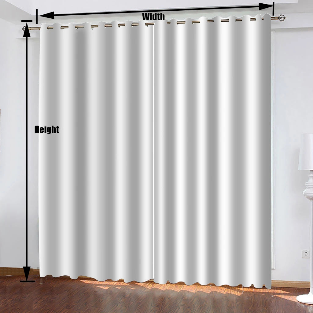 Gabby Doll house 3D Printed Blackout Curtain for Kids Adults Bedroom Home Decor