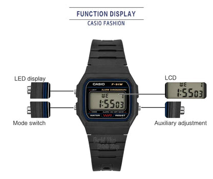 Casio watch  men top luxur set military LED relogio digital watch sport Waterproof quartz men watch Neutral watchs F91W series