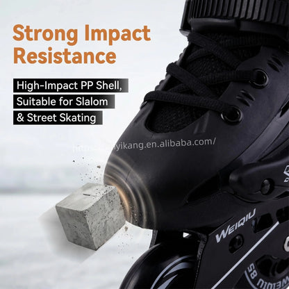 Inline Skates Freestyle Carbon Inline Skates for High-Speed Performance