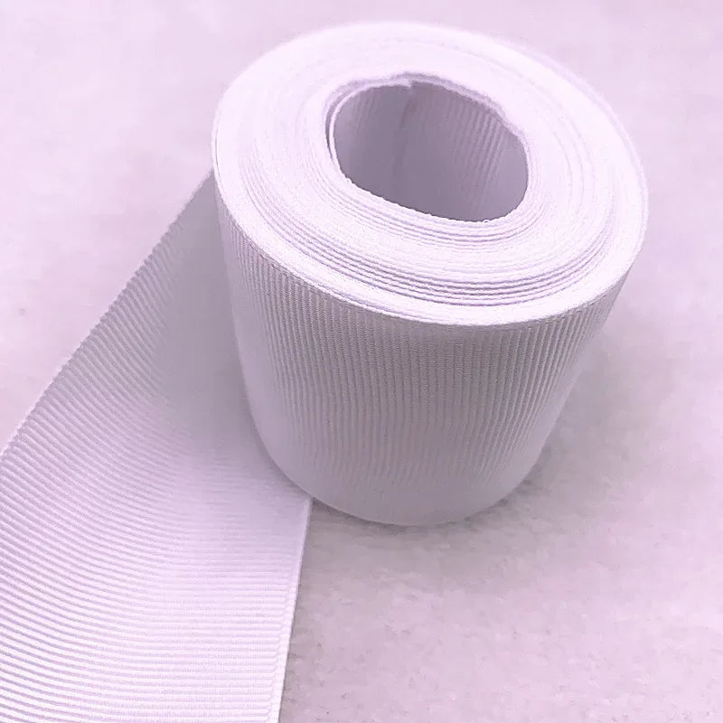 5yards 10/15/25/38/50mm Grosgrain Satin Ribbons for Wedding Christmas Party Decorations DIY Bow Craft Ribbons Supplies