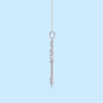 USA Stock Woman 925 Sterling Silver Cross Necklace Pendant Moissanite Necklace for Fine Jewelry Engagement Women Wedding Pendant