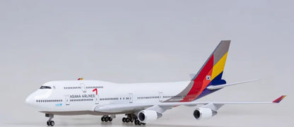Wholesale 47cm 1:150 Diecast Airplanes Model Boeing B747  Plane Model ASIANA 747 Airplane Aircraft Toy Kids Gift