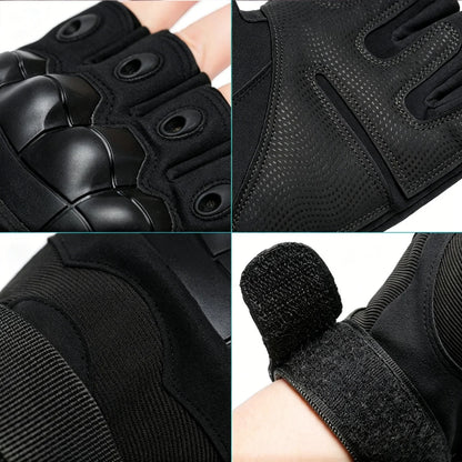 Tactical Fingerless Gloves Breathable, Non-Slip, Impact Resistant, for Outdoor Cycling, Motorcycle Riding, Rock Climbing