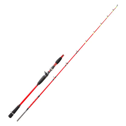 Palmer 1.76m Fiberglass Solid Jigging Rod Saltwater Fishing Slow Pitch Jigging Rods MH Power Shore Boat Fishing Rods