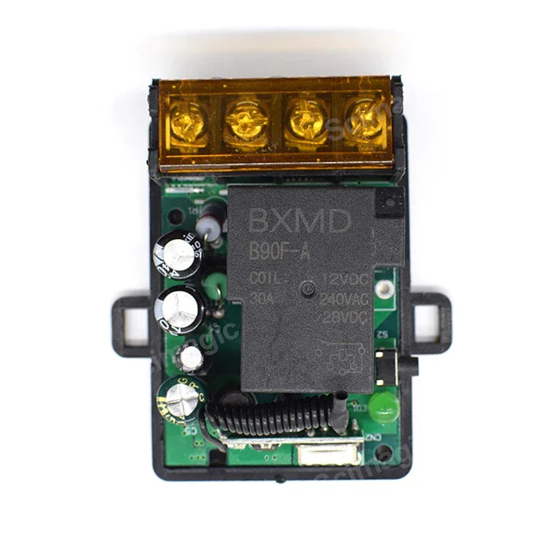 RF Wireless Remote Control Switch 433Mhz AC 110V 120V 240V 220V 30A Relay for Light Lamp Water Pump Door Access System