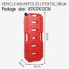 Hot Sales 20L Portable Outdoor Fuel Tank Car Pickup Camping Motorcycle Use Exterior Gasoline Jerry Can Accessory for Tacoma