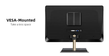 XCY Fanless Mini PC Intel Core I7 4500U I5 4200U Gigabit Ethernet HDMI VGA Display 8x USB Ports Support WiFi Windows Linux