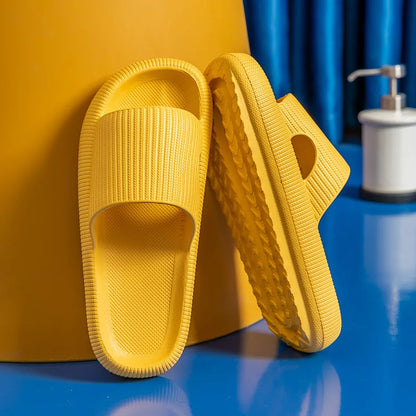 Hot Best Selling Products 2026 Women Thick Platform Summer Indoor Beach Pillow Slides House Cushion Cloud slippers Custom Logo