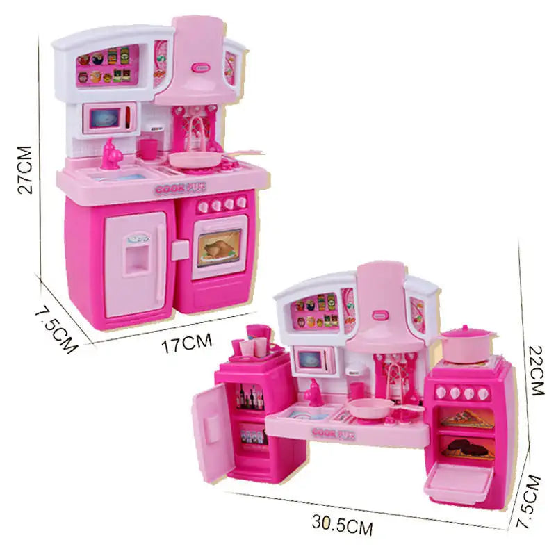 Faction Other Pretend Simulation Cook Girl Play House Tableware Set Kids Kitchen Play Set Toys