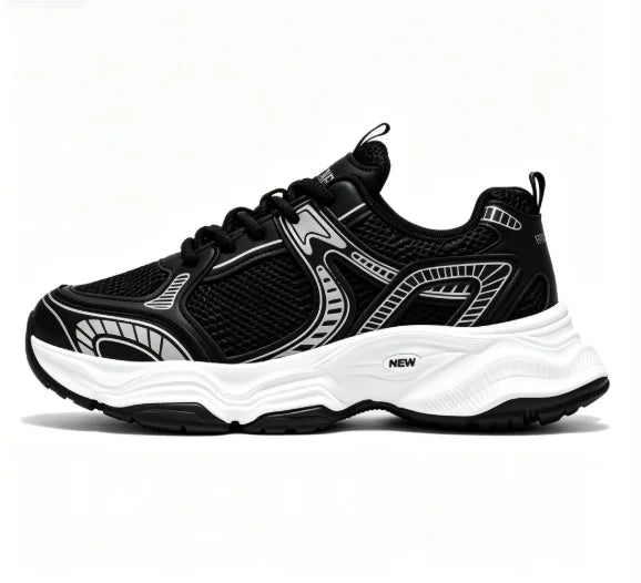 2027 NEW KJ Men's Campus Youth Retro Thick Soled Sports Shoes Unique Design Increased Fashion Well Match Running Casual Shoes