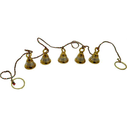 Vintage Indian Craft Brass Bell Ghanti Decorative Bell for Temple Home and Wedding Decorations by PDG ibma