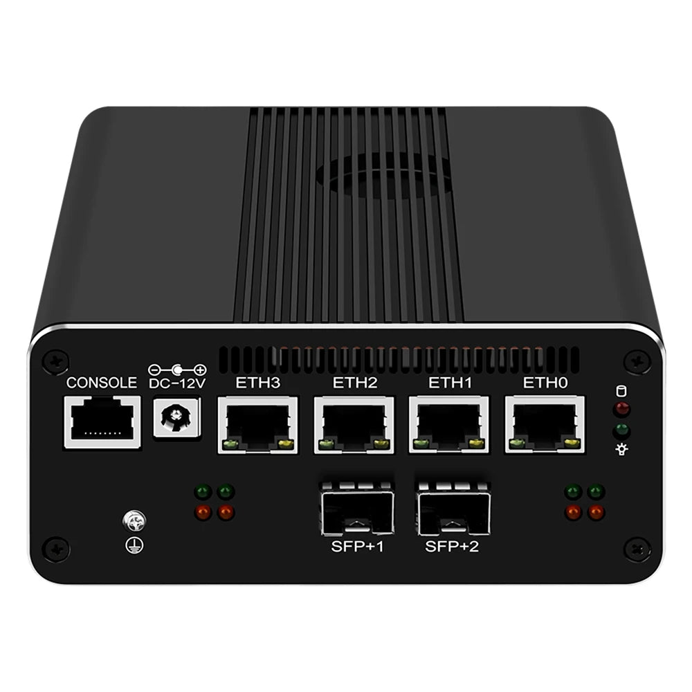 Mini PC Firewall Router i5-1250P/i3-1215U/8505 8x2.5G LAN 2x10G SFP+ Dual SATA Proxmox/PFSense/OPNsense Home Server