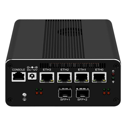 Mini PC Firewall Router i5-1250P/i3-1215U/8505 8x2.5G LAN 2x10G SFP+ Dual SATA Proxmox/PFSense/OPNsense Home Server
