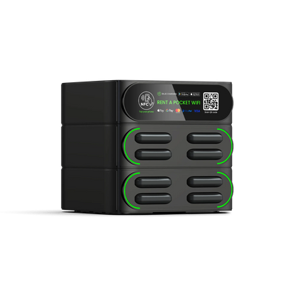 Factory Oem Shared Powerbank Rental Station with Nfc Hire Wireless Power Bank Vending Machine Mieten Bajie Fast Charging