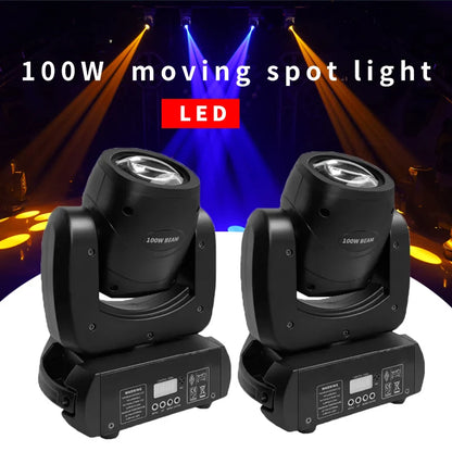 Club Stage Equipment Mini 8 Prism Sharpy 100w Led Beam Moving Head Light Used for Dj Night Club Disco Stage Lights