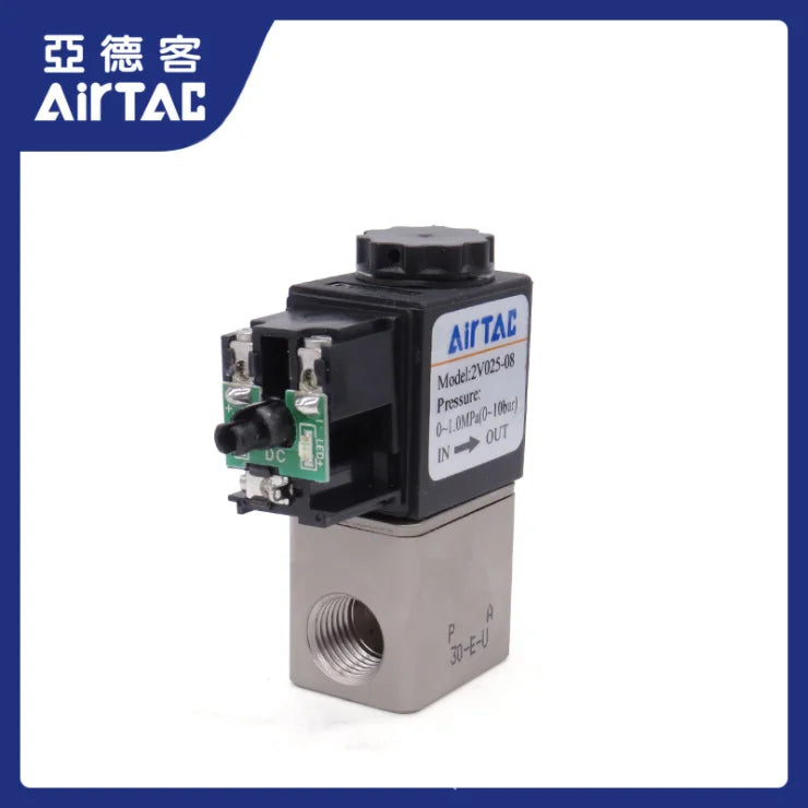 Superior Quality AIRTAC 2V025-08 24 Volt 2 Way Solenoid Valve 1/4" NPT Electric Solenoid Valve by PDG ibma
