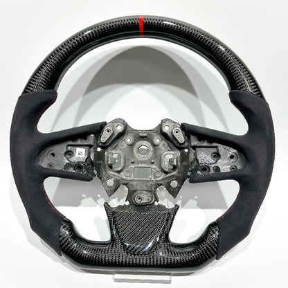 European Warehouse Spot Delivery Directly Black Carbon Fiber and Black alcantara Red Top Line for Renault Megane RS Megane 4