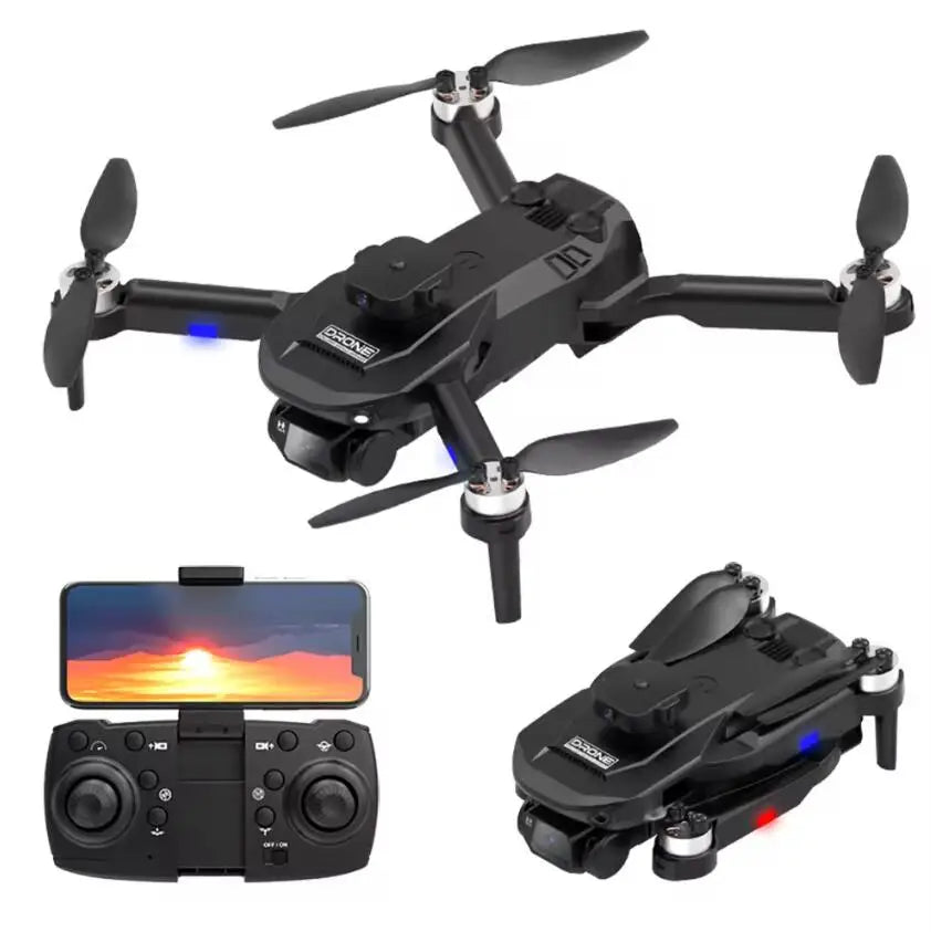 F196 Drone with 6K Dual Cameras Obstacle Avoidance Optical Wifi Fpv Brushless Motor Rc Dron Profesional Quadcopter Toys
