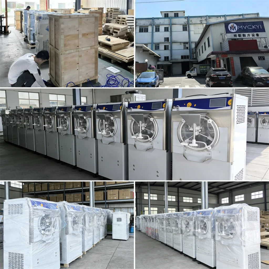 YourTime USA in Stock 108L/H 10 Program Italian Hard Ice Cream Machine Batch Freezer Artisan Gelato Acai Machine for Sale