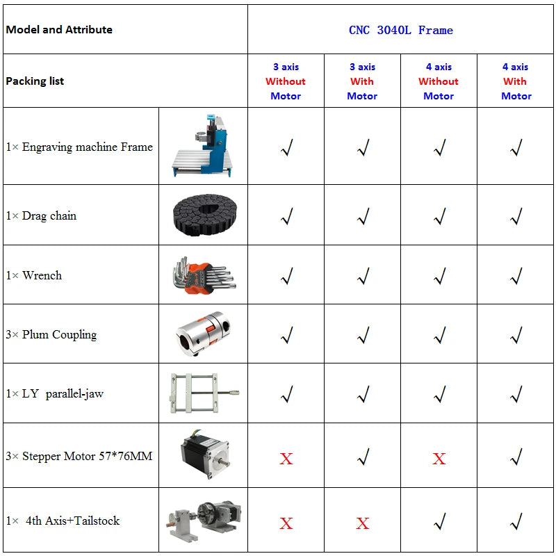 3 Axis CNC Router 3040L  Metal Frame Linear Guideway PCB Milling Machine Nema23 Stepper Motor for Wood Metal Engraving Carving