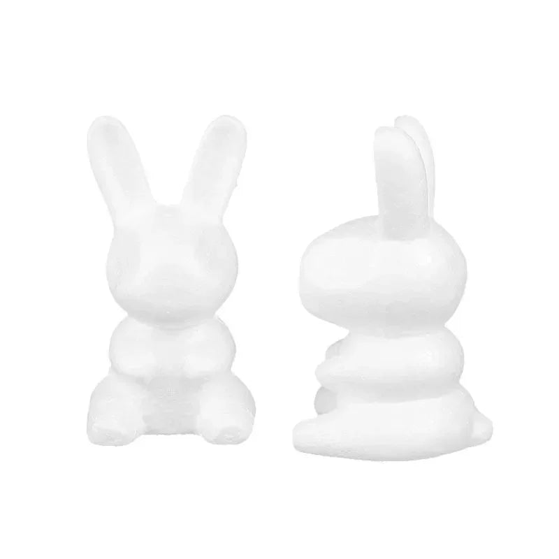 Modelling Polystyrene Styrofoam Foam Rabbit Mold Rose Rabbit Craft DIY Wedding Party Valentine's Day Decoration Supplies Gifts