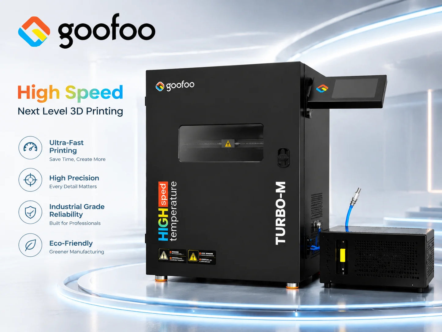 Fully Enclosed Digital New 3D Printer PLA Automotive Industry Models High Speed Semi-automatic FDM 100-240V