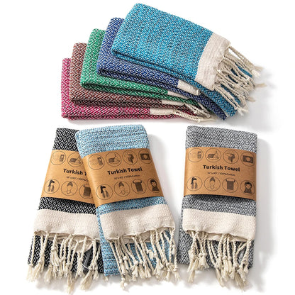 Peshkir Turkish Bath Towel Set 40*100cm 16x40" Fairtrade Cotton Kitchen Household Guest Beach Hotel Quick-Dry Woven China