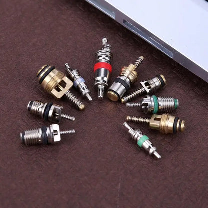 100Pcs/box R134A Car A/C Core Valves Automotive Air Conditioning Assortment Kit 1