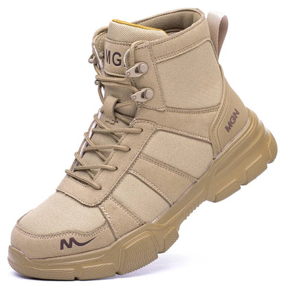 Diansen 211 Men's 48 Plus Size Anti-Puncture Security Boots & Work Safety Sneakers with Steel Toe Work Boots