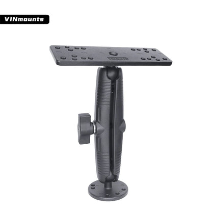 Drill-Down Marine Electronic Rectangular Fish Finder Mount for Marine Boat GPS Navigation Humminbird Helix 7