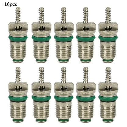 10Pcs AC R134A Valve Core Automotive Car Air Conditioning Cores Needles Repair C6UB