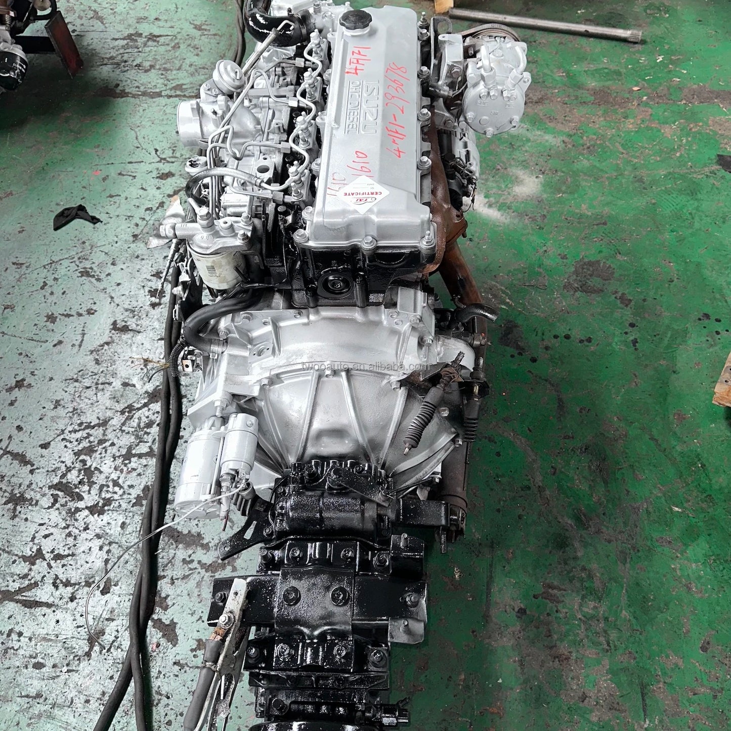 Genuine Complete 4HF1 Used Diesel Engine for Isuzu