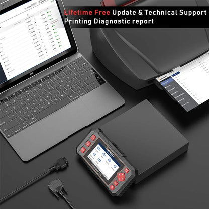 FOXWELL NT604 Elite OBD2 Auto Scanner ABS SRS Engine Transmission Code Reader OBD 2 Live Data Car Diagnostic Tool Free Update
