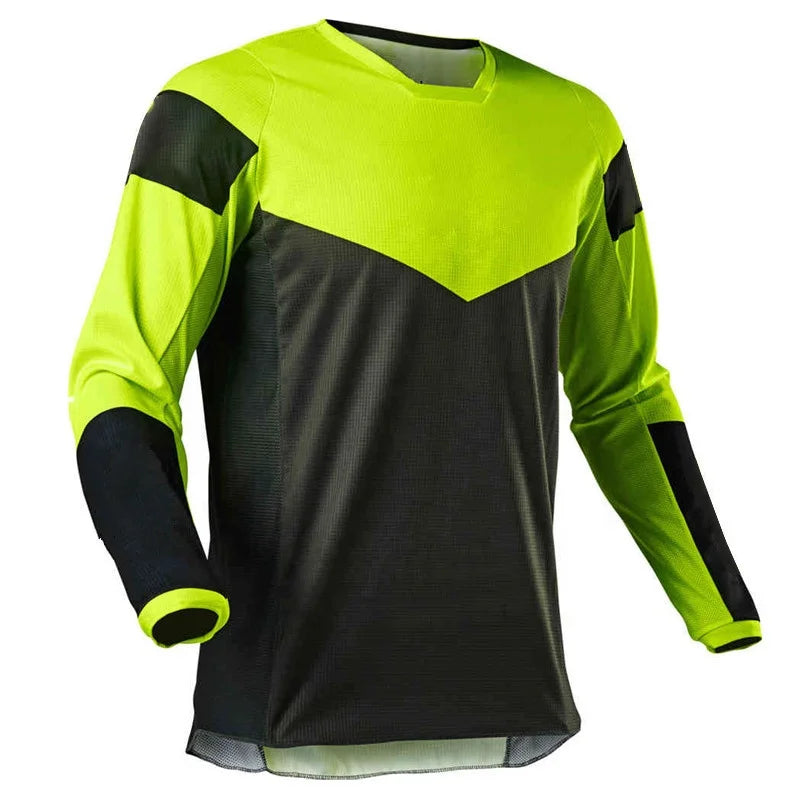 Custom Summer MTB Road Motocross Shirt Men Breathable Mountain Bike Long Sleeve Racing Professional Quick-drying Cycling Jersey