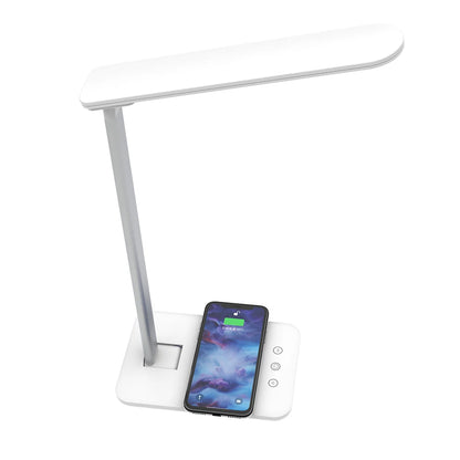 2021 New Style Hot Sell  Foldable  LED Light Touch Adjustment Bedside Light Suitable for All Smartphones Wireless Charge Lamp