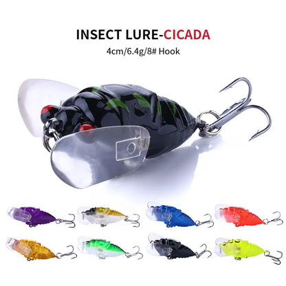 4cm/6.4g  Swing Finishg Cricket Insect Bait Minnow Hard Lure Fishing Isca