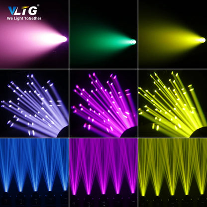 VLTG Stage Lights Mini Beam Moving Head Light  380w Beam Dmx512 LED  Sharpy Disco Dj Effect