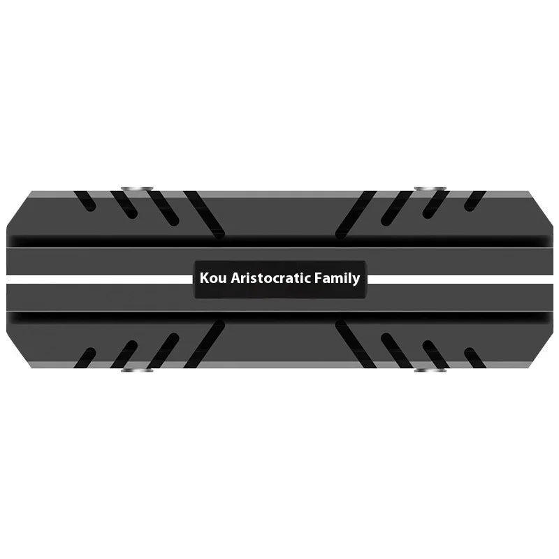 TEUCER M.2 2280 Aluminum Ball Bearing Solid State Drive Radiator Ngff Computer Silent Matte Armor Nvme Cooling Vest